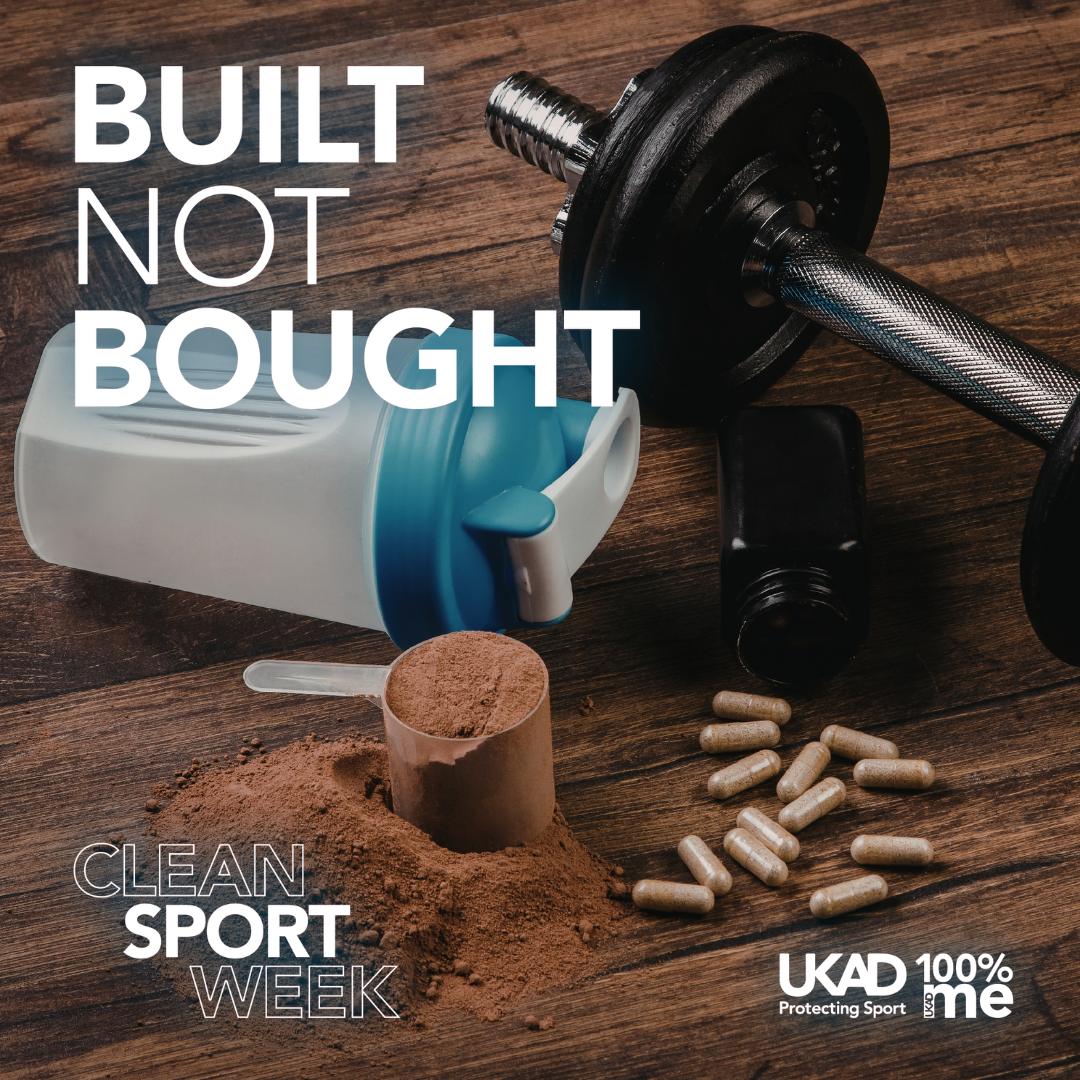 BWL backs UK Anti-Doping's Clean Sport Week 2026: Built not bought. 100% me. 